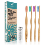 Bamboo Toothbrush & Silk Floss Value Pack