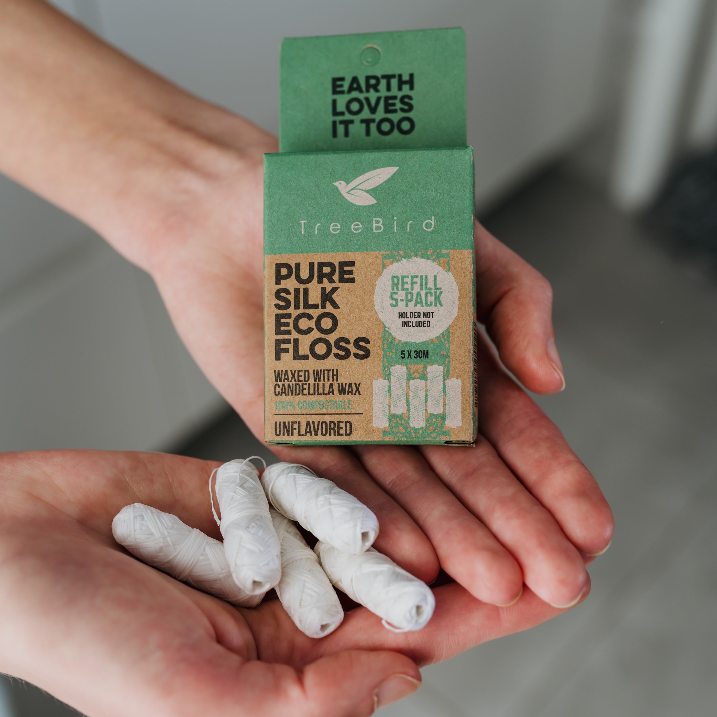 Unflavored Pure Silk Eco Floss Refills 5-Pack